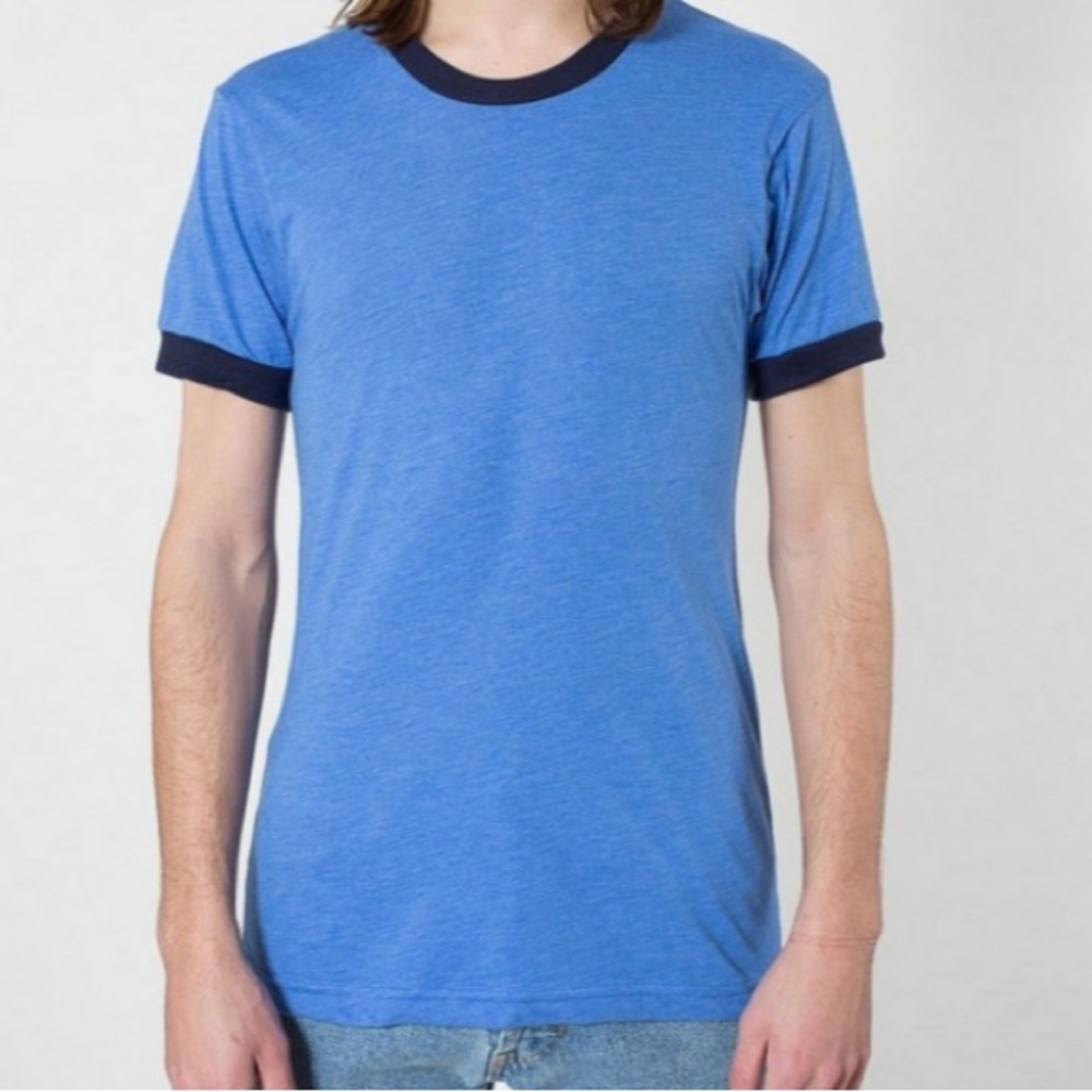 NEW! American Apparel unisex ringer